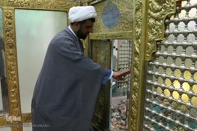 مراسم غبارروبی حرم مطهر امامزاده حسن حسنی(ع)