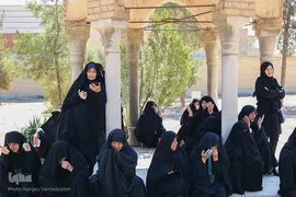 آیین تشییع و خاکسپاری پیکر مادر شهید خرازی