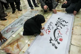 حضور جامعه قرآنی بر مزار شهیدان سلامی و طهرانچی