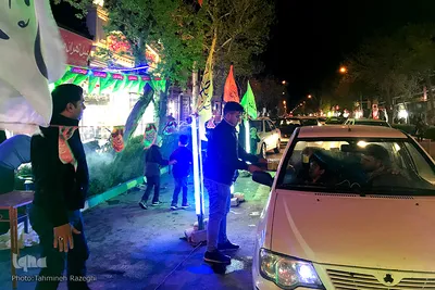 آذین بندی و جشن نیمه شعبان در قوچان
