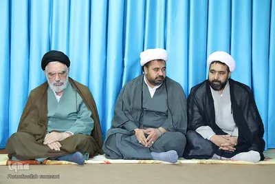 ديدار آيت الله مصباح عاملي مدير محترم حوزه علميه خراسان با آيت الله عبادي نماينده معزز ولي فقيه در خراسان جنوبي‎
