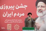 جشن پیروزی هواداران سیدابراهیم رئیسی در قزوین