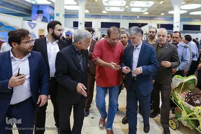 بازدید سیدعباس صالحی، وزیر فرهنگ و ارشاد اسلامی از بیست و هفتمین نمایشگاه قرآن کریم