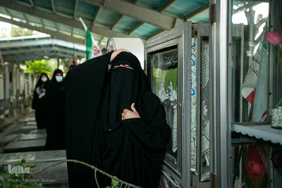 خاکسپاری پیکر شهید مدافع حرم مهدی بختیاری