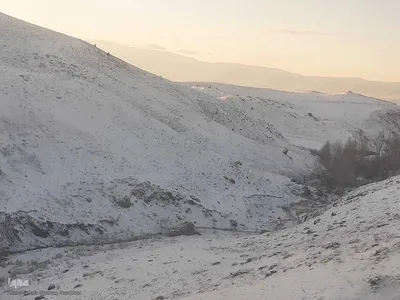 طیبعت برفی امروز در مناطق شهری و روستایی اهر