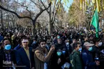 تشییع و خاکسپاری پیکر ۲ شهید گمنام دفاع مقدس در مشهد
