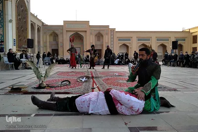تعزیه خوانی در اولین همایش ملی «سیمای حضرت شاهچراغ(ع) در تعزیه»‎‎