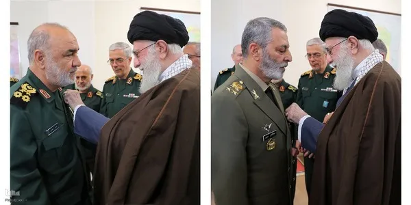 İnkılap rehberinden ordu ve devrim muhafızlarına zafer nişanı