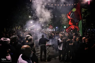 عزاداری مردم زنجان در شام غریبان 