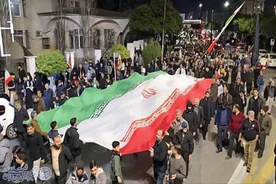 سی اُمین شب اجتماع و راهپیمایی مردم بابلسر