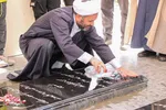 غبار روبی گلزارشهداء همزمان باآغاز هفته دفاع مقدس در ملایر‎