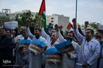 تجمع اعتراضی کادر درمان دانشگاه علوم پزشکی تبریز