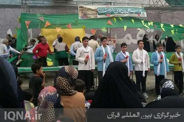 مراسم جشن میلاد حضرت ثامن الحجج(ع) در کمالشهر کرج برگزار شد + عکس