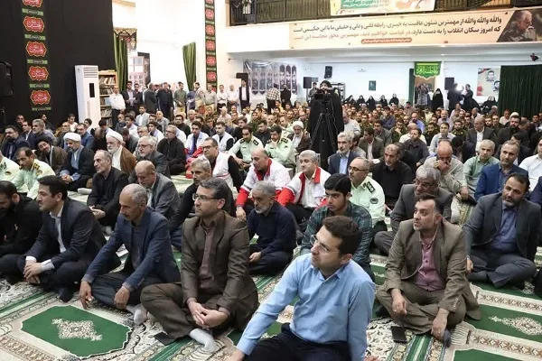 آیین گرامیداشت هفته دولت استان مازندران در مسجد امام رضا (ع) بوستان ولایت ساری
