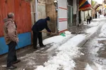 برف زمستانی در اهر