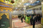گلباران حرم شاهچراغ در شب ولادت امام رضا( ع‎‎)