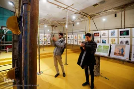 افتتاح نمایشگاه پنجمین جشنواره هنر مقاومت