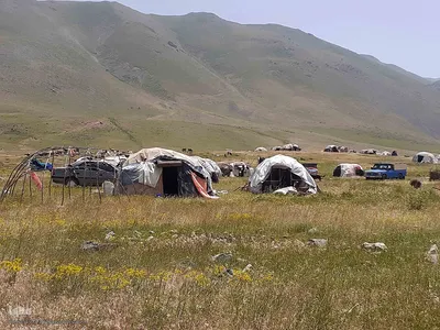 تجمع مردمی و اعلام آمادگی مردم غیور و غریتمند عشایر منطقه ارسباران برای دفاع از وطن
