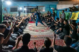 حسینیه ایران؛ عزاداری شب هفتم محرم‎‎