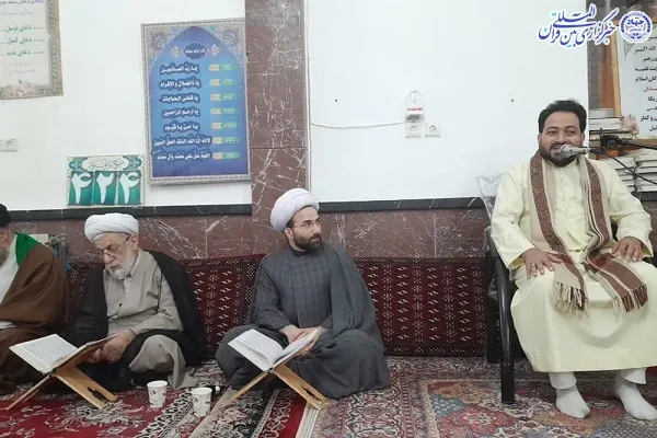محفل انس با قرآن در مسجد جامع شهرستان نوشهر