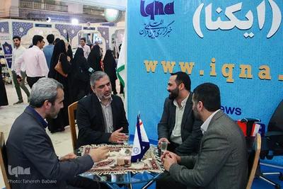 غرفه ایکنا در بیست‌وپنجمین نمایشگاه قرآن-۲
