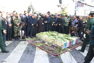 تشییع پیکر مطهر شهدای گمنام تازه تفحص شده در ارومیه‎
