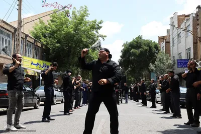 مراسم سنتی عزاداری عاشورای حسینی در اهر