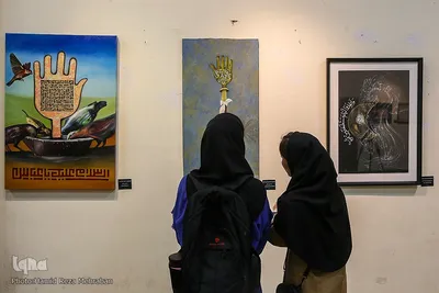 افتتاح نمایشگاه ماه تمام