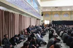 عزاداری دانشگاهیان دانشگاه‌ تبریز در سوگ شهادت رئیس جمهور و هیئت همراه ایشان‎