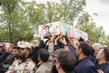 استقبال از پیکر شهید زیدالله قهرمانی در اردبیل