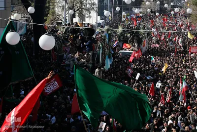 تشییع پیکر مطهر شهید سپهبد سلیمانی در کرمان