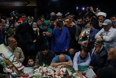 مراسم وداع با پیکر مطهر شهید «جانی بت اوشانا»