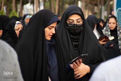 برگزاری مراسم نیایش در گلستان شهدای اصفهان به نیت پیروزی مقاومت فلسطین