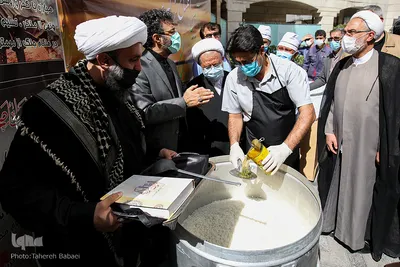مراسم افتتاح بزرگترین موکب و خوان احسان حسینی
