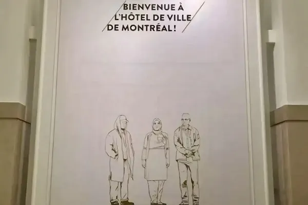 Montréal : retrait d’une affiche à l’hôtel de ville au nom de la laïcité