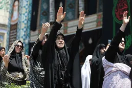 مراسم تاسوعای حسینی در امام زاده صالح(ع) تجریش
