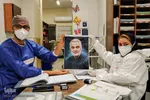 استقبال مدافعان سلامت از پویش «به نیت حاج قاسم»‎‎