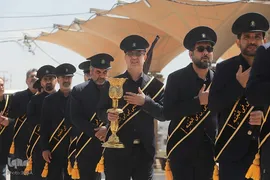 عزاداری خادمان حضرت معصومه در روز شهادت امام جواد(ع)