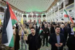 تجمع مردم تبریز در اعتراض به جنایات اسرائیل در غزه
