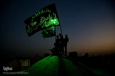 برپایی خیمه عزا در امامزاده موسی مبرقع(ع)
