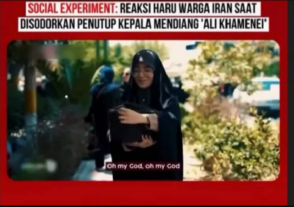 Unwillkürliche Tränen eines indonesischen Produzenten angesichts iranischer Einsatzbereitschaft Unwillkürliche Tränen eines indonesischen Produzenten angesichts iranischer Einsatzbereitschaft