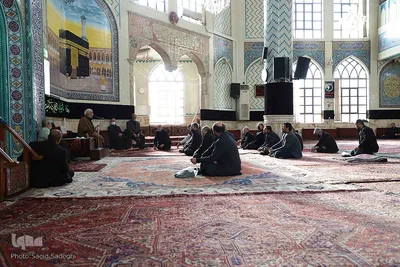 مراسم عزاداری به مناسبت وفات حضرت خدیجه (س) در مهدیه تبریز