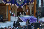 حضور رئیس جمهور در شاهچراغ و دیدار با خانواده شهدا