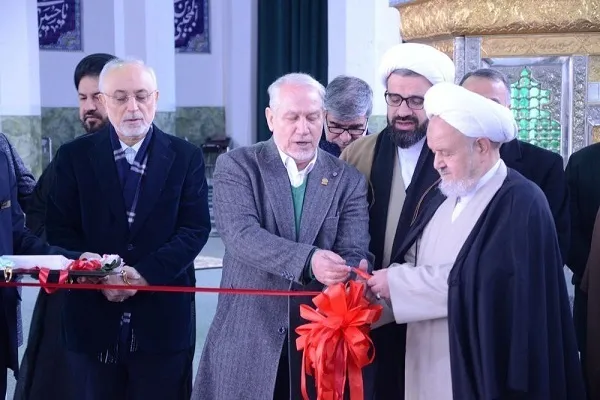 صحن جدید آستان امامزادگان عینعلی و زینعلی(ع) افتتاح شد