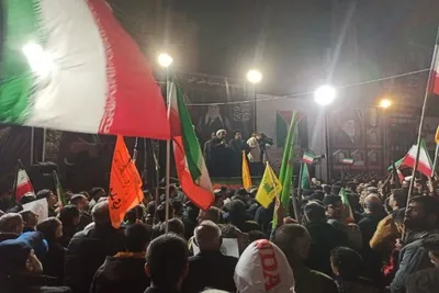 اجتماع باشکوه عزاداران امام شهید در خرم‌آباد