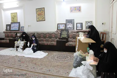 مادر شهید، مجاهد مبارزه با کرونا
