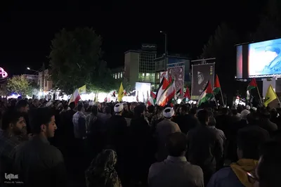 اجتماع مردم ملایر در محکومیت جنایت های رژیم صهیونیستی ‎