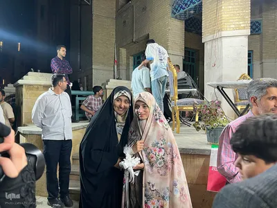 جشن پیوند زوج‌های جان‌فدا در اجتماعات مردمی اصفهان