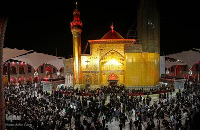 حرم مطهر اميرالمومنين علی(ع) در آستانه اربعین حسینی