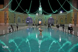  حرم مطهر و نورانی کریمه اهل بیت(ع)، حضرت فاطمه معصومه(س) در شهر مقدس قم